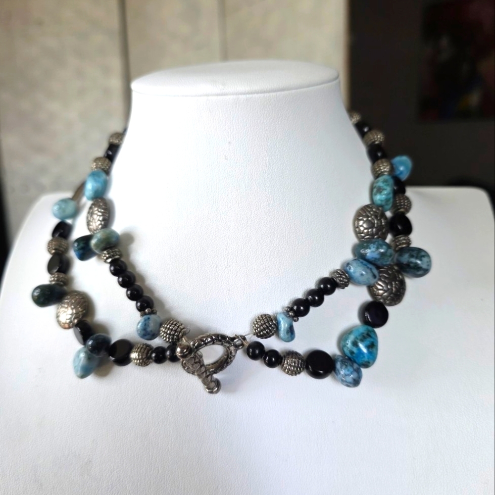 NATURAL STONE AGATE NECKLACE